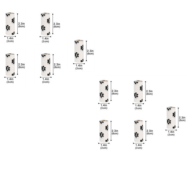 Dog Poop Bags on Roll (Leak-Resistant Pet Waste Bags with Optional Dispenser)