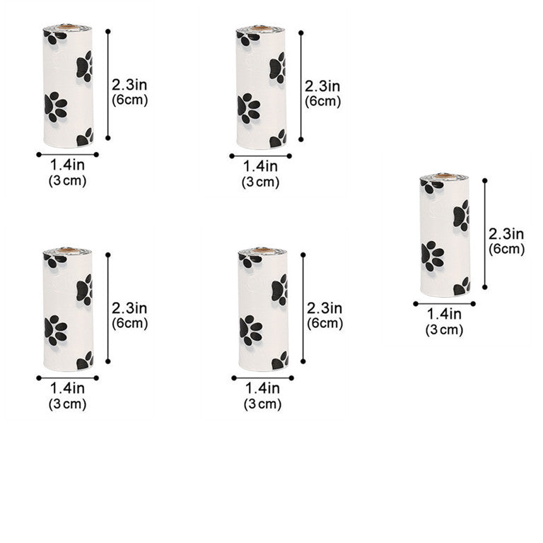 Dog Poop Bags on Roll (Leak-Resistant Pet Waste Bags with Optional Dispenser)