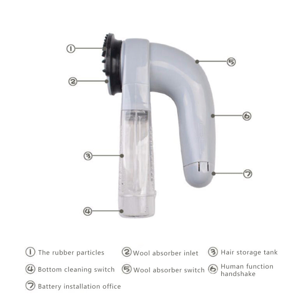 Cordless Pet Hair Remover Vacuum Grooming Tool