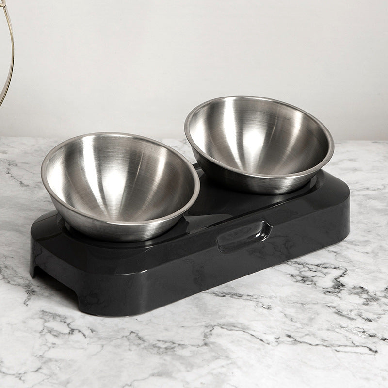 Pet Stainless Steel Bowl – Adjustable Elevated Single & Double Bowl
