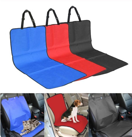 Waterproof Dog Car Seat Cover – Scratch-Resistant Oxford Fabric (Front & Back Seat Use)