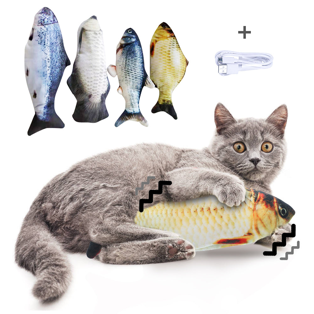 Electric Jumping Fish Cat Toy (No Catnip Version)