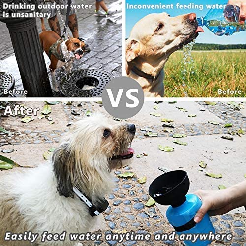 Pet Travel Water Bottle – Leak-Proof Portable Dog & Cat Water Dispenser (520ml)