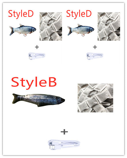 Electric Jumping Fish Cat Toy (No Catnip Version)