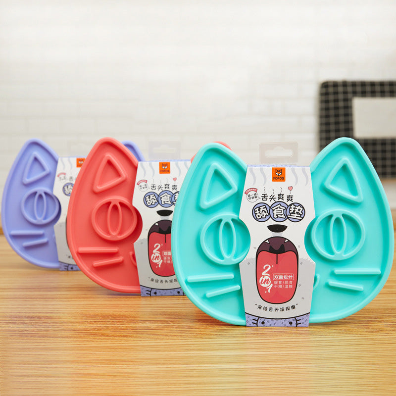 Dog Double-Sided Licking Mat Slow Feeder with Suction