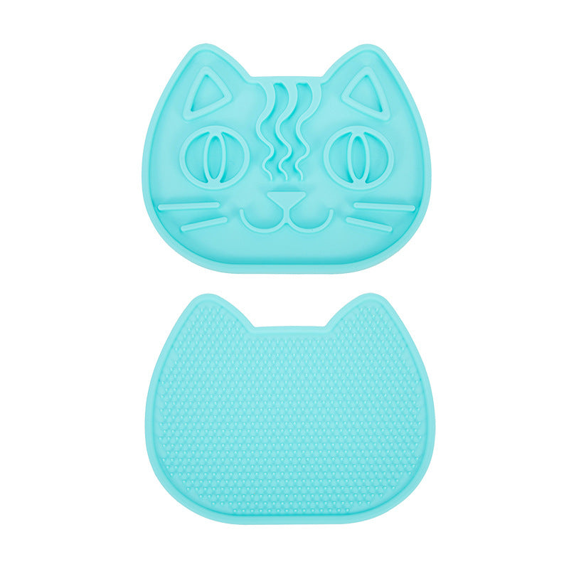 Dog Double-Sided Licking Mat Slow Feeder with Suction