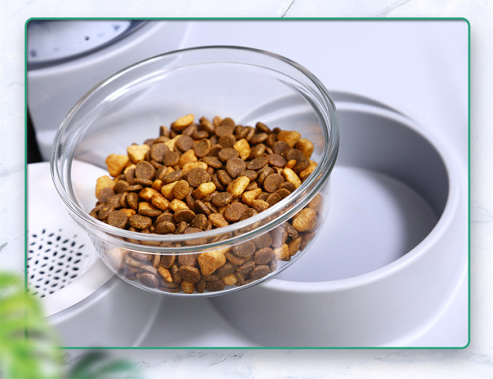 Portable Gravity Water Dispenser & Elevated Pet Bowl (No Electricity Required)