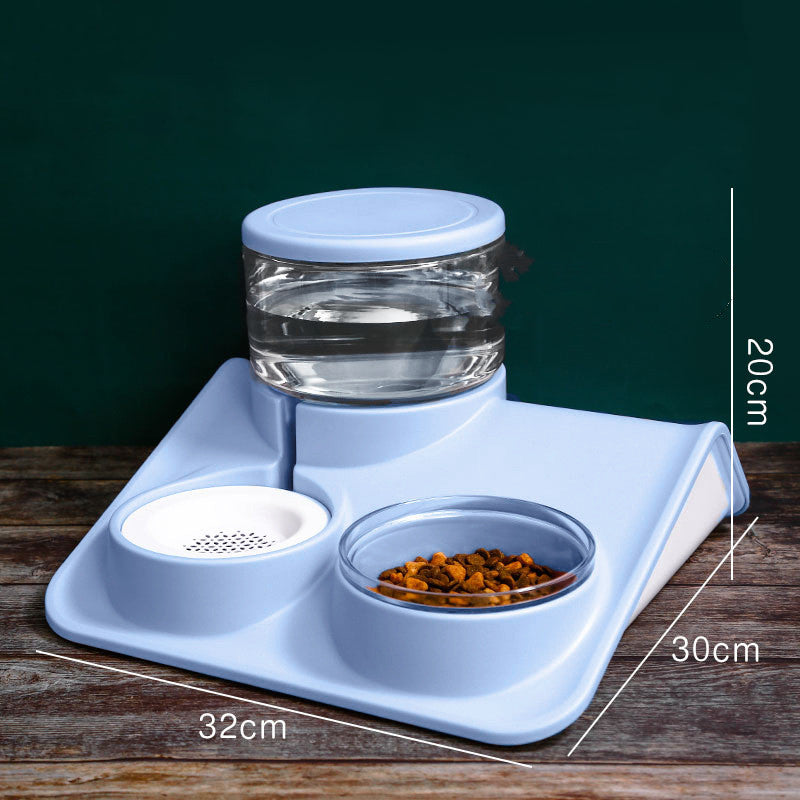 Portable Gravity Water Dispenser & Elevated Pet Bowl (No Electricity Required)