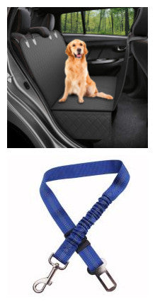 Waterproof Dog Car Seat Cover – Non-Slip Rear Seat Protector with Mesh Window
