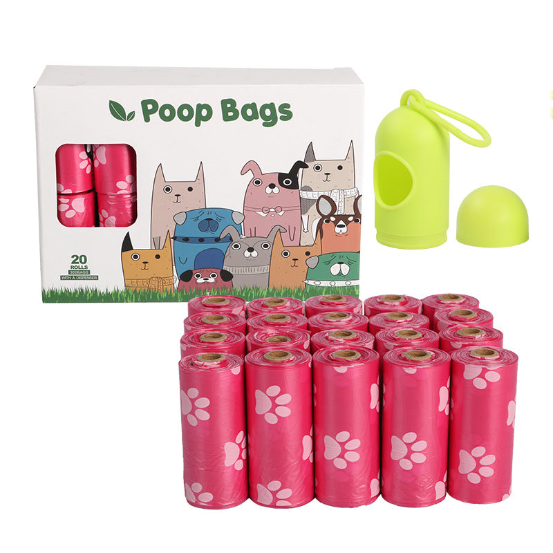 Dog Poop Bags on Roll (Leak-Resistant Pet Waste Bags with Optional Dispenser)