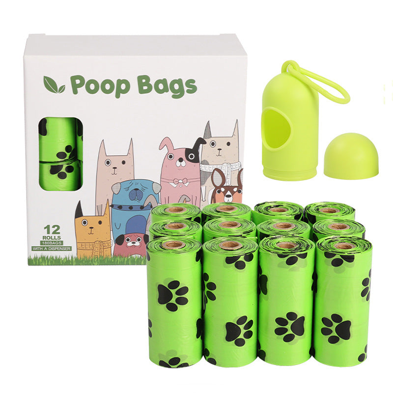 Dog Poop Bags on Roll (Leak-Resistant Pet Waste Bags with Optional Dispenser)