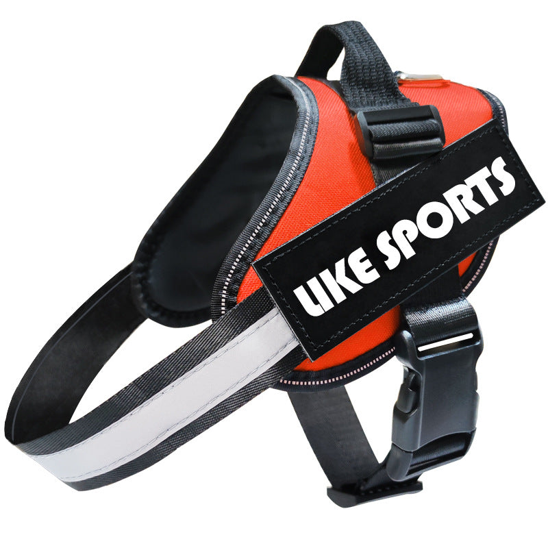 Reflective Dog Harness – Adjustable No-Pull Safety Vest for Small to Large Dogs