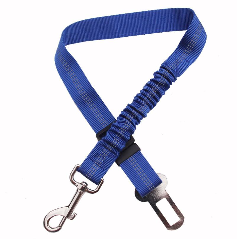 Adjustable Dog Car Seat Belt Harness (Elastic Reflective Safety Leash)