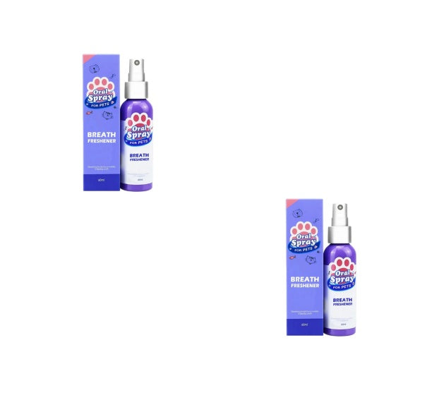 Pet Oral Care Spray – Fresh Breath & Teeth Cleaning Spray for Dogs & Cats
