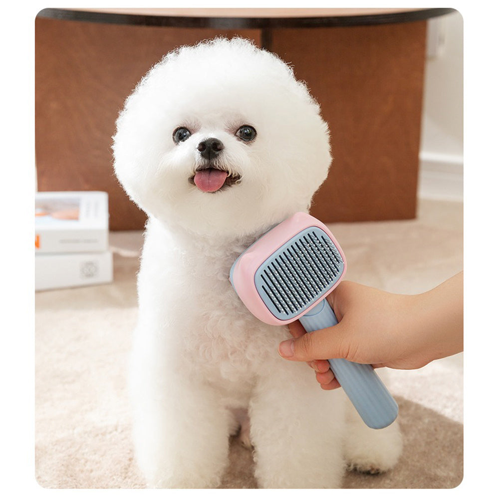Pet Grooming Brush – Deshedding & Dematting Brush for Dogs and Cats