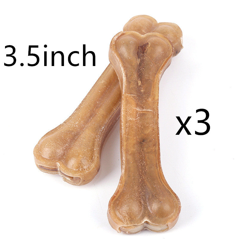 Natural Buffalo Hide Dental Chew Sticks for Dogs (Training & Teeth Cleaning Bones)