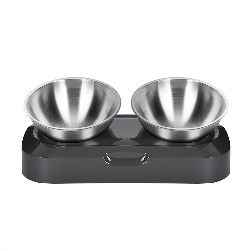 Pet Stainless Steel Bowl – Adjustable Elevated Single & Double Bowl