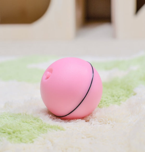Rechargeable Interactive LED Cat Toy Ball (Self-Moving)