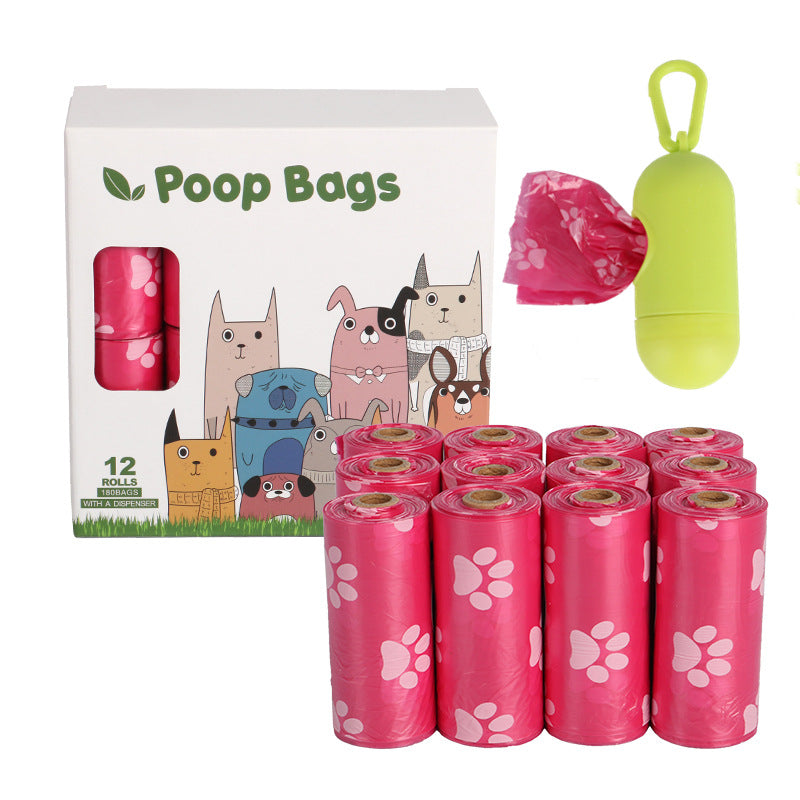 Dog Poop Bags on Roll (Leak-Resistant Pet Waste Bags with Optional Dispenser)