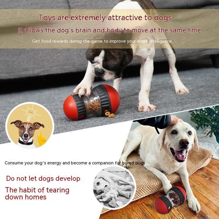 Food Dispensing Dog Toy Tumbler – Interactive Treat Puzzle for Dogs