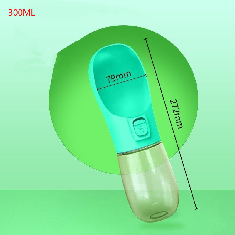 Portable Pet Dog Water Bottle (458ml Travel Water Cup)