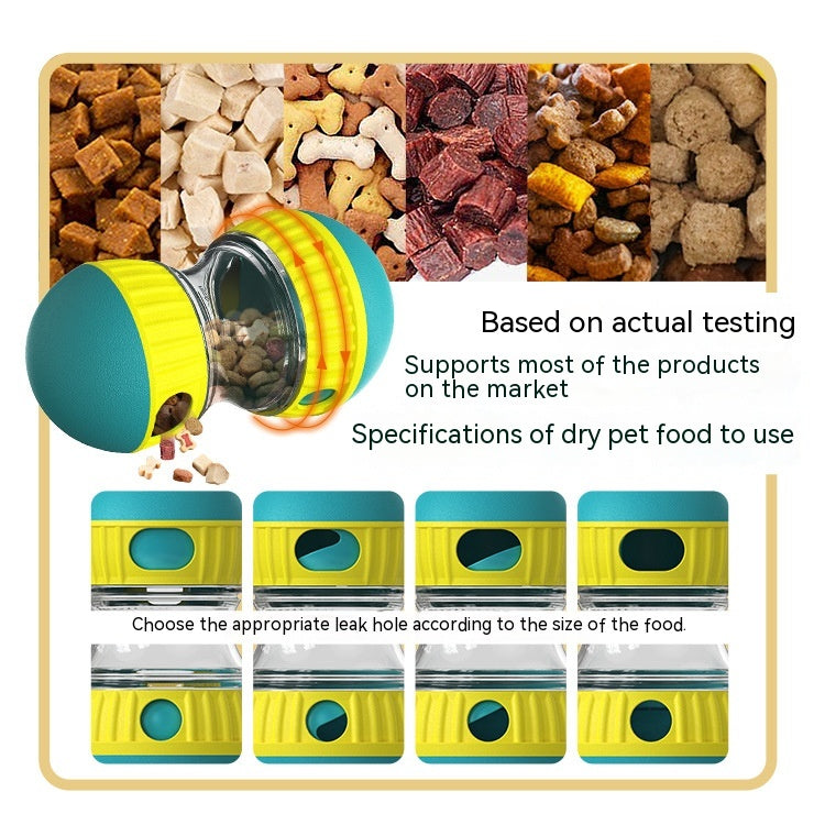 Food Dispensing Dog Toy Tumbler – Interactive Treat Puzzle for Dogs