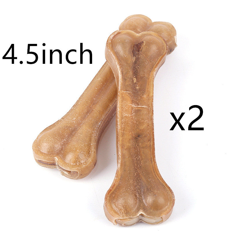 Natural Buffalo Hide Dental Chew Sticks for Dogs (Training & Teeth Cleaning Bones)