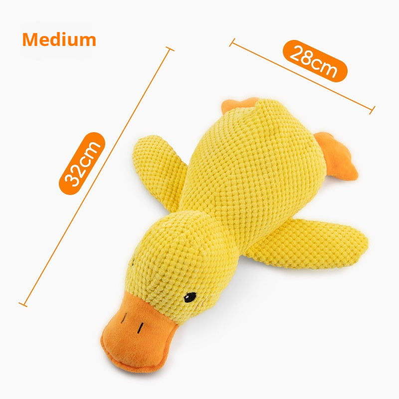 Plush Calming Duck Toy for Dogs (Soft Comfort Companion)