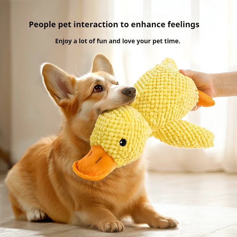 Plush Calming Duck Toy for Dogs (Soft Comfort Companion)