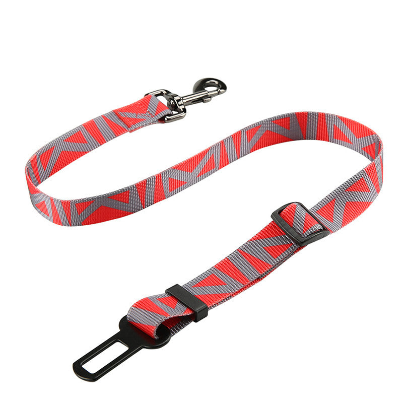 Adjustable Dog Car Seat Belt Safety Buckle (Nylon Pet Seat Belt for Vehicles)
