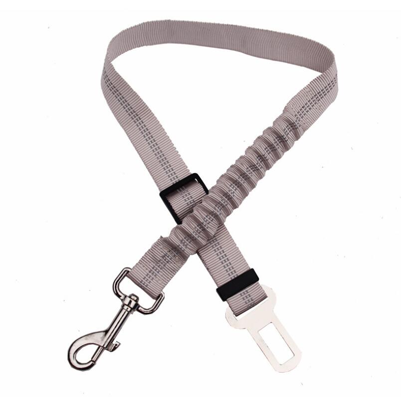 Adjustable Dog Car Seat Belt Harness (Elastic Reflective Safety Leash)