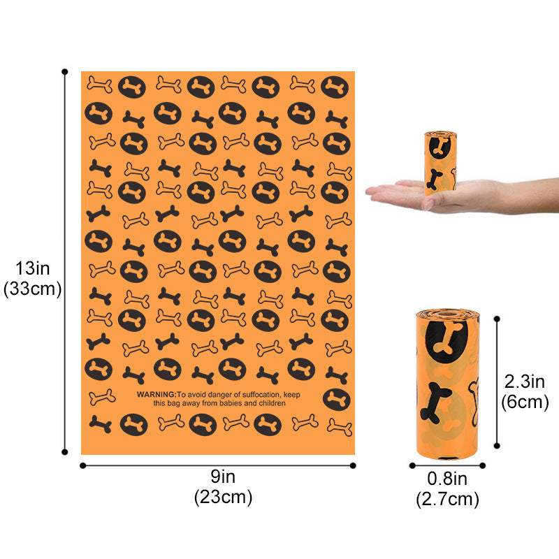 Dog Poop Bags on Roll (Leak-Resistant Pet Waste Bags with Optional Dispenser)