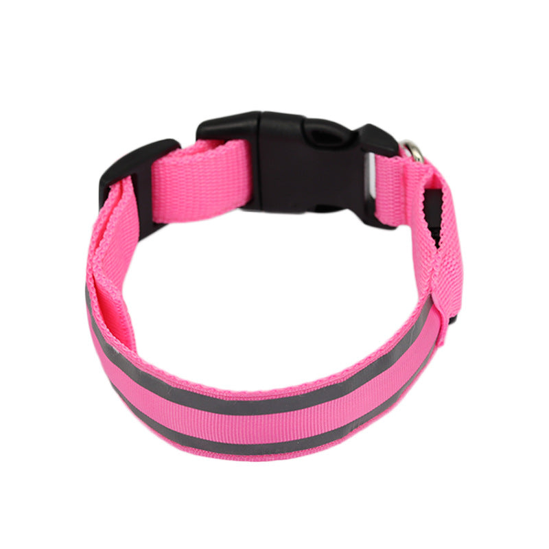 LED Light-Up Dog Collar – Anti-Lost, Adjustable & Night Safety Collar