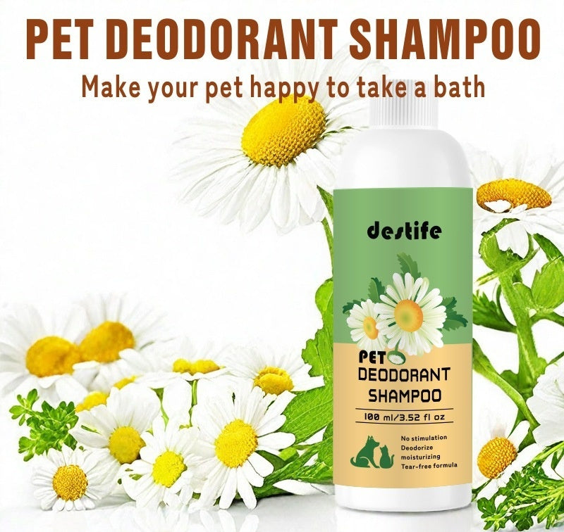 Pet Deodorizing Shampoo Gel – Gentle Cleansing & Fresh Scent for Dogs & Cats (100ml)