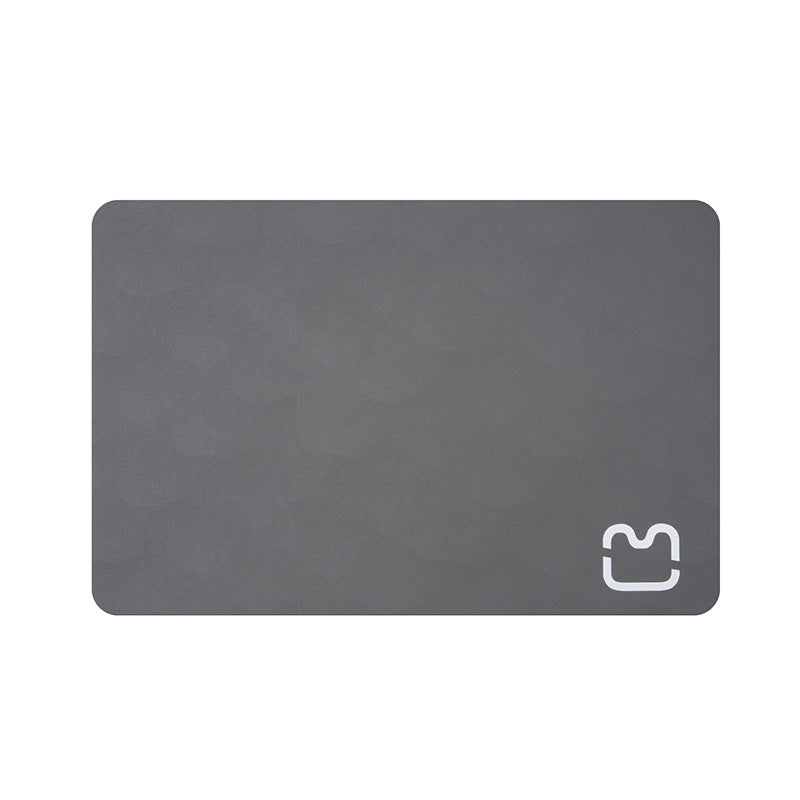 Minimalist Water-Absorbing Pet Feeding Mat (Washable, Non-Slip, Modern Design)