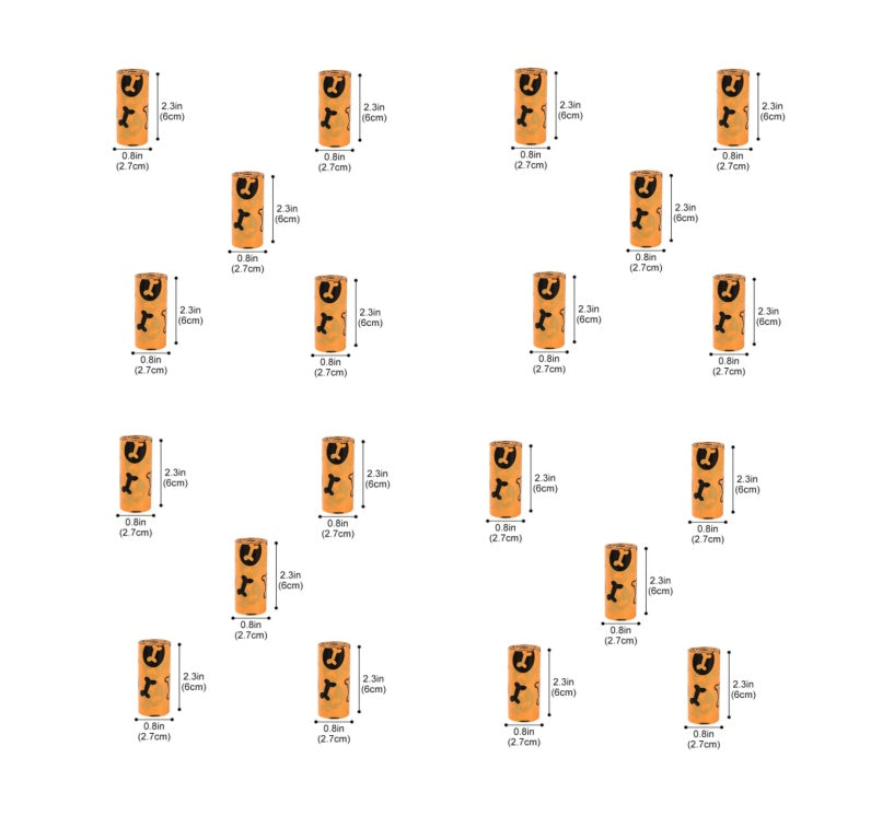 Dog Poop Bags on Roll (Leak-Resistant Pet Waste Bags with Optional Dispenser)