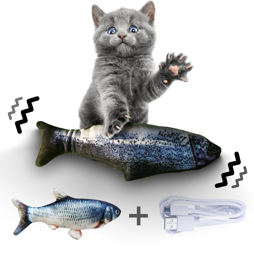 Electric Jumping Fish Cat Toy (No Catnip Version)