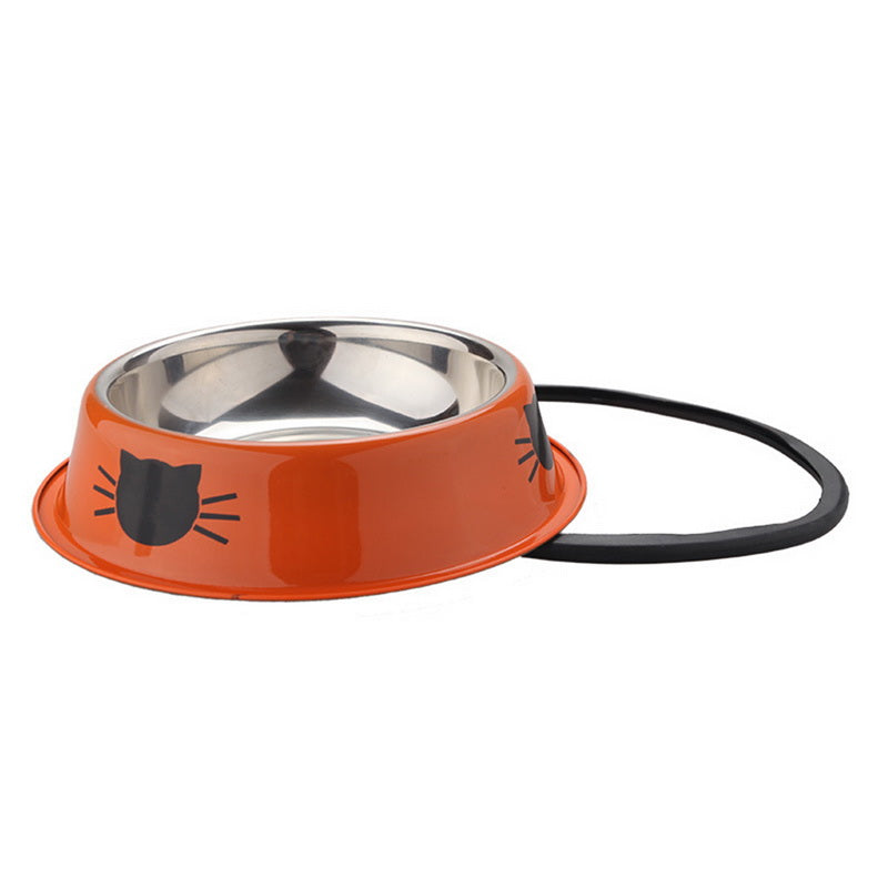 Stainless steel pet bowl
