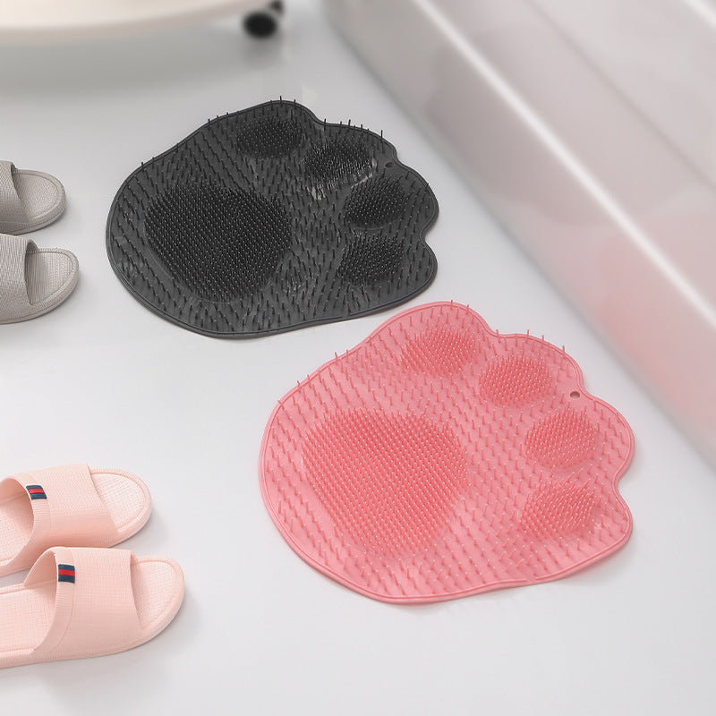 Non-Slip Silicone Pet Bath Mat (Paw-Shaped, Stable & Waterproof)