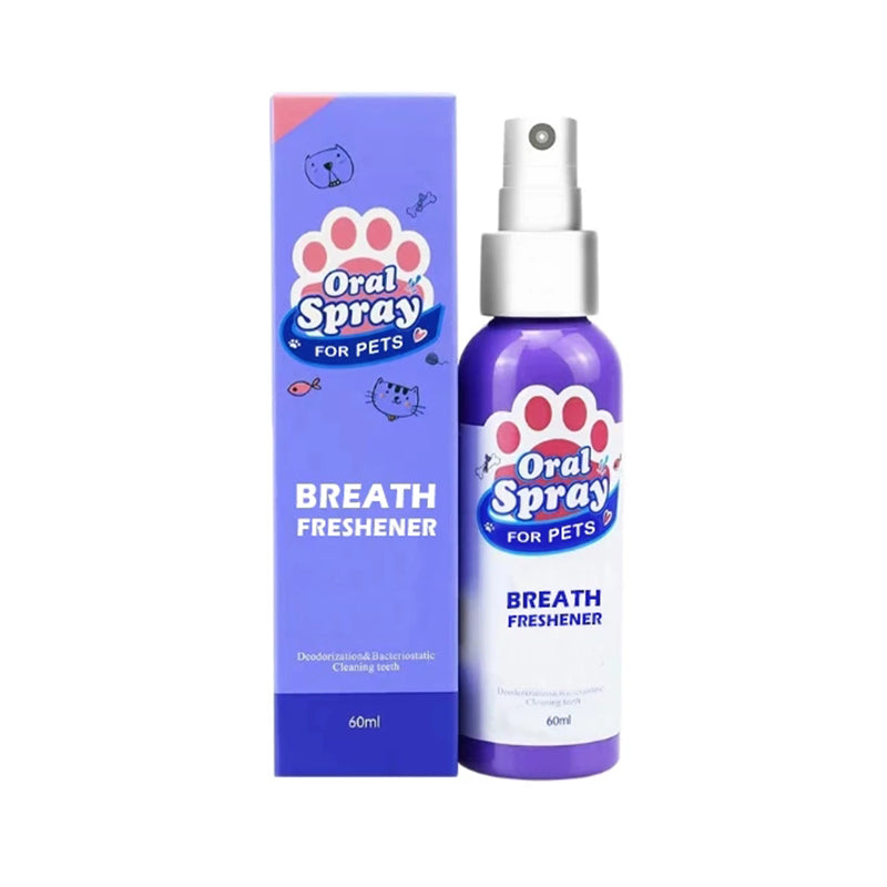 Pet Oral Care Spray – Fresh Breath & Teeth Cleaning Spray for Dogs & Cats