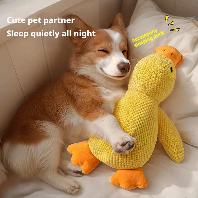 Plush Calming Duck Toy for Dogs (Soft Comfort Companion)