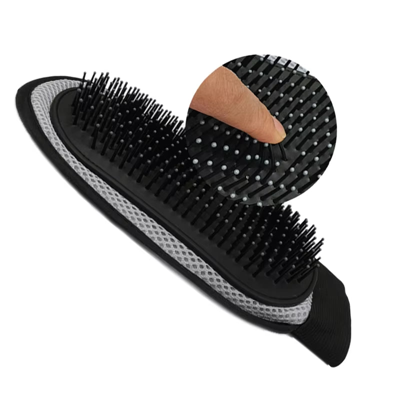 Pet Grooming Hair Removal Glove – Silicone Deshedding & Massage Glove for Cats and Dogs