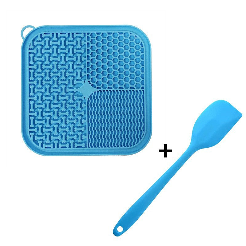 Premium Silicone Pet Licking Mat (Slow Feeder with Strong Suction Cups)