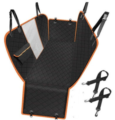 Waterproof Dog Car Seat Cover – Non-Slip Rear Seat Protector with Mesh Window