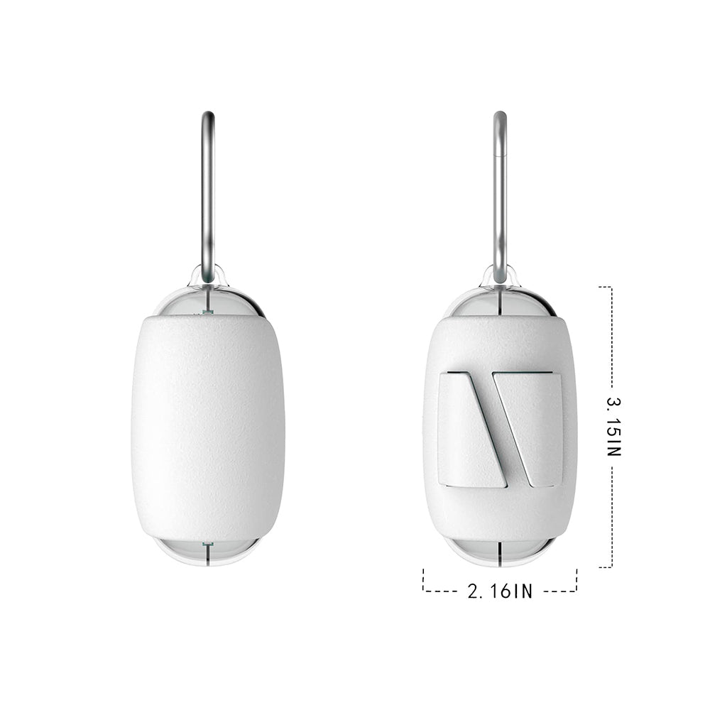 Dog Waste Bag Dispenser with Leash Attachment