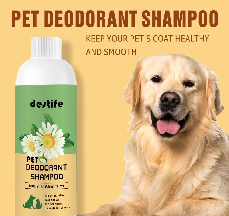 Pet Deodorizing Shampoo Gel – Gentle Cleansing & Fresh Scent for Dogs & Cats (100ml)
