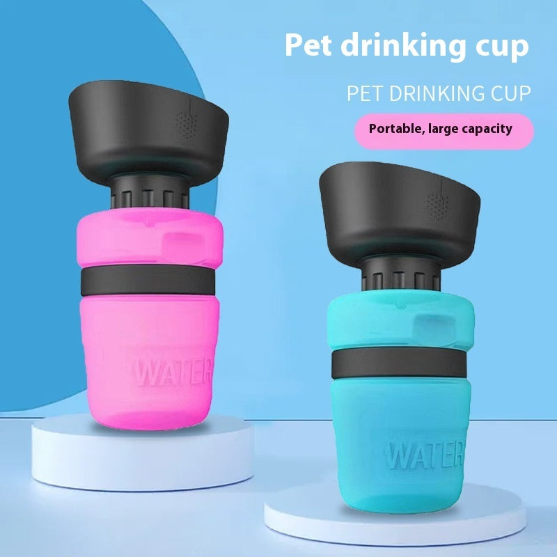 Pet Travel Water Bottle – Leak-Proof Portable Dog & Cat Water Dispenser (520ml)