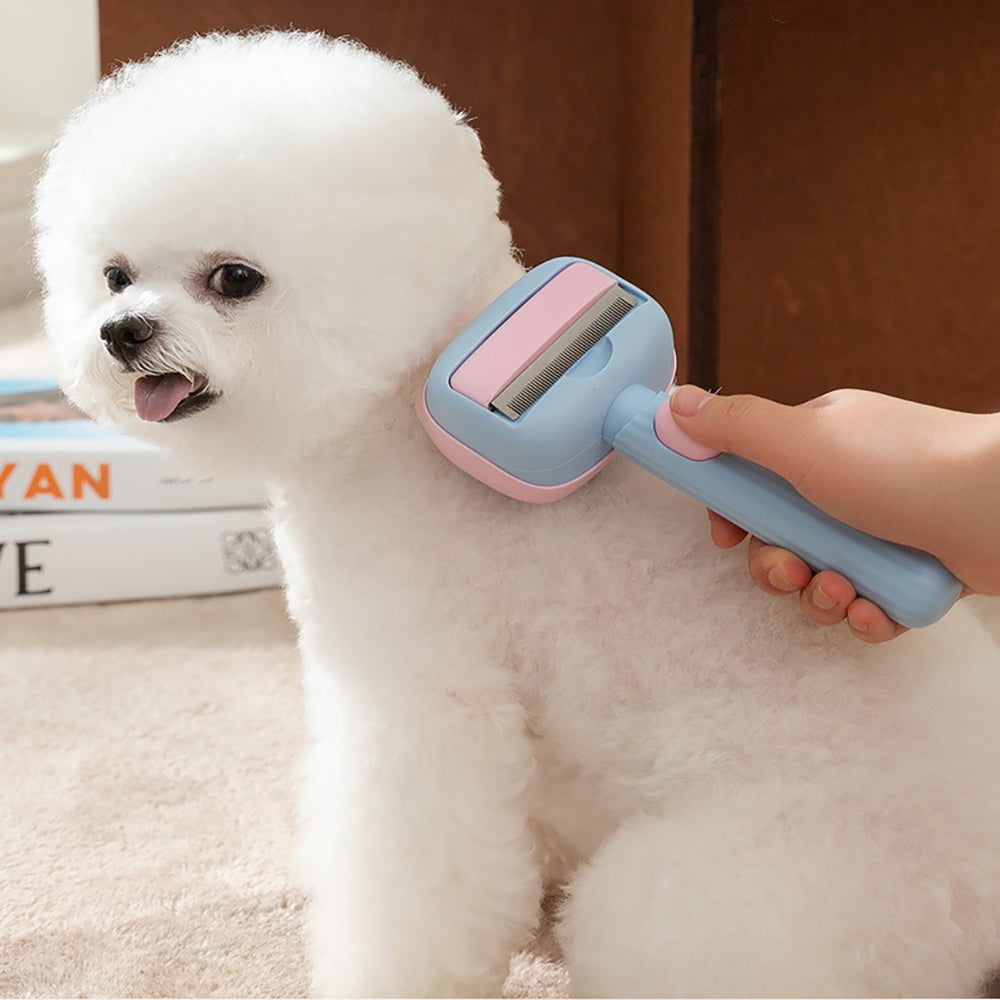 Pet Grooming Brush – Deshedding & Dematting Brush for Dogs and Cats