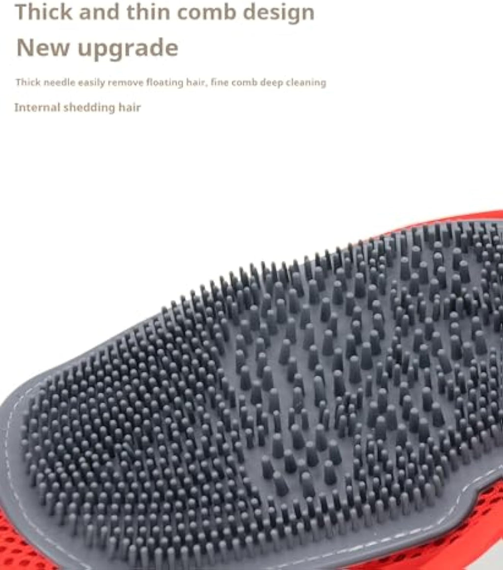 Pet Grooming & Bathing Glove – Soft Silicone Massage Hair Removal Glove