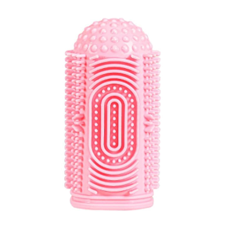 Pet Toothbrush Kit – 360° Soft Silicone Finger Toothbrush for Dogs & Cats